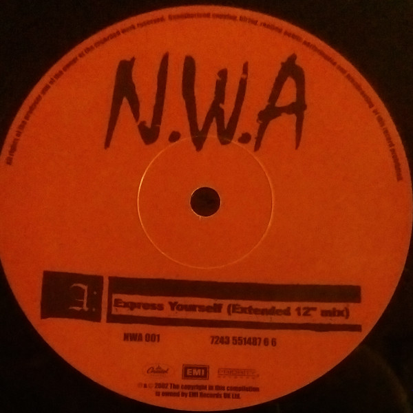 N.W.A. - Express Yourself (Extended 12" mix) | Priority Records (NWA 001) - 2