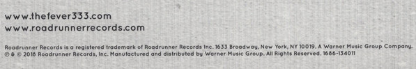 The Fever 333 - Made An America | Roadrunner Records (1686-134011) - 4