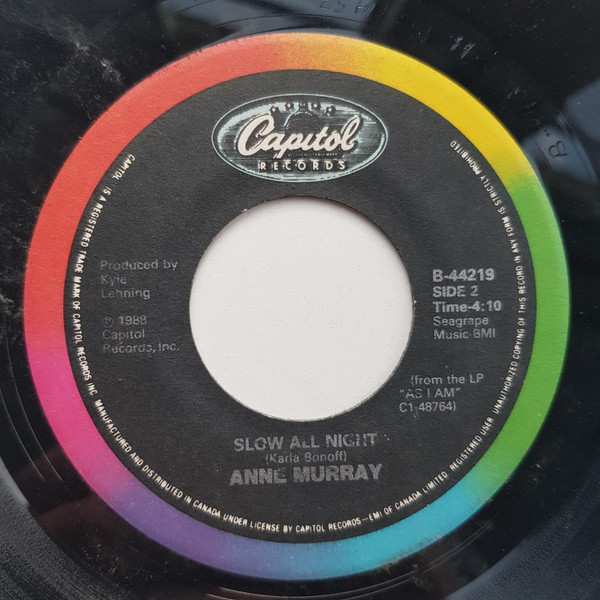 Anne Murray - Flying On Your Own | Capitol Records (B-44219) - 3