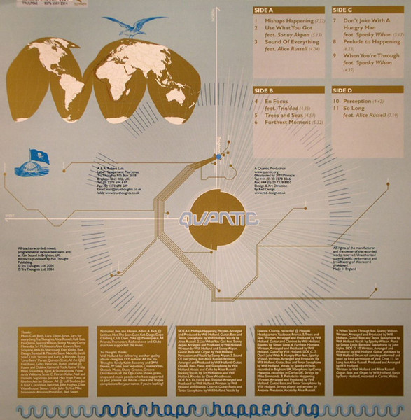 Quantic - Mishaps Happening | Tru Thoughts (TRULP062) - 2
