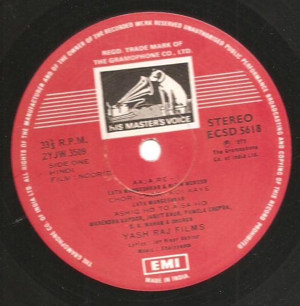 Khayyam - Noorie | His Master's Voice (ECSD 5618) - 3