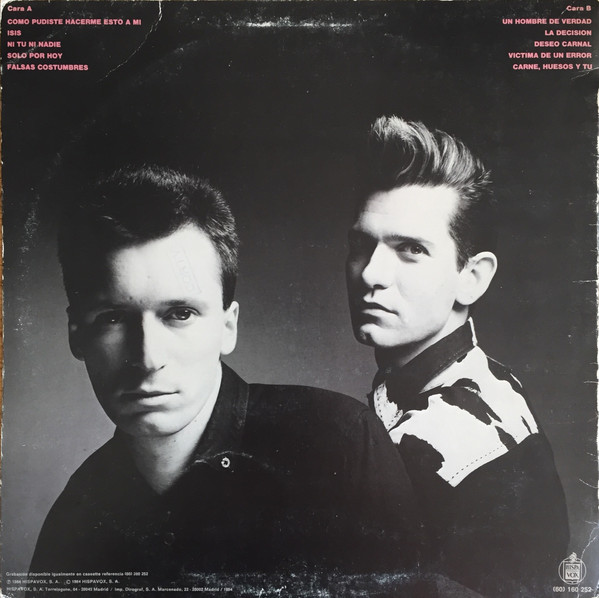 Alaska Y Dinarama - Deseo Carnal | Hispavox ((60) 160 252) - 3