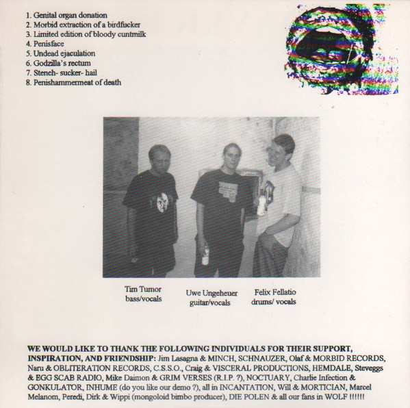 Minch / Cadaver Feast - Make Some Racket / Godzilla's Rectum | Egg Scab (none) - 4