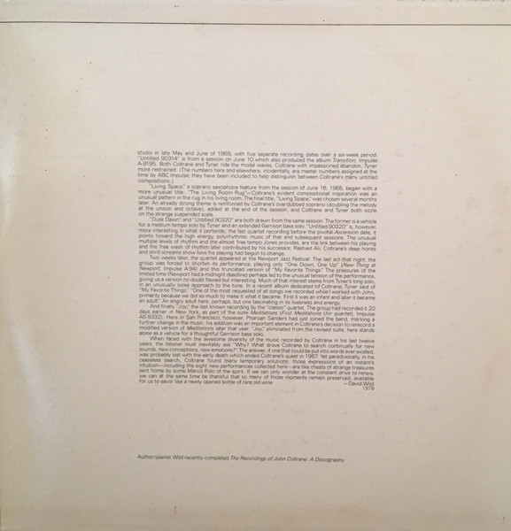 John Coltrane - The Mastery Of John Coltrane / Vol. I Feelin' Good | ABC Impulse! (IZ 9345/2) - 4