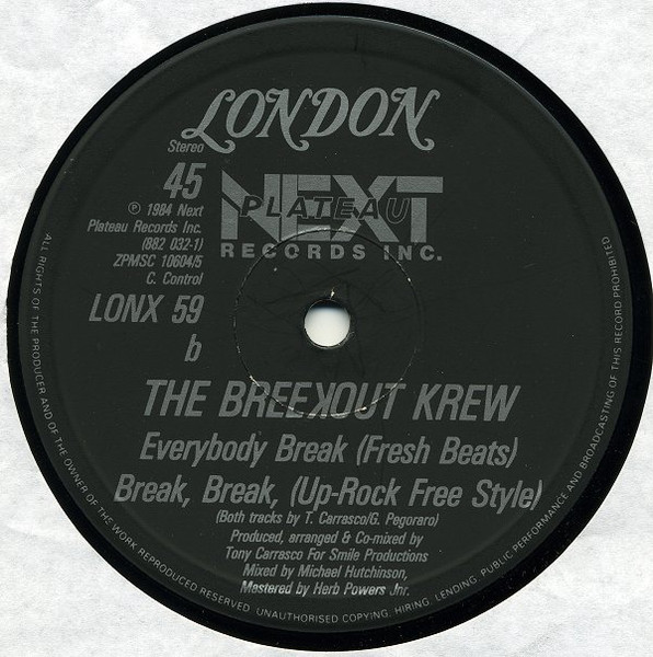 The Breekout Krew - Matt's Mood | London Records (LONX 59) - 3