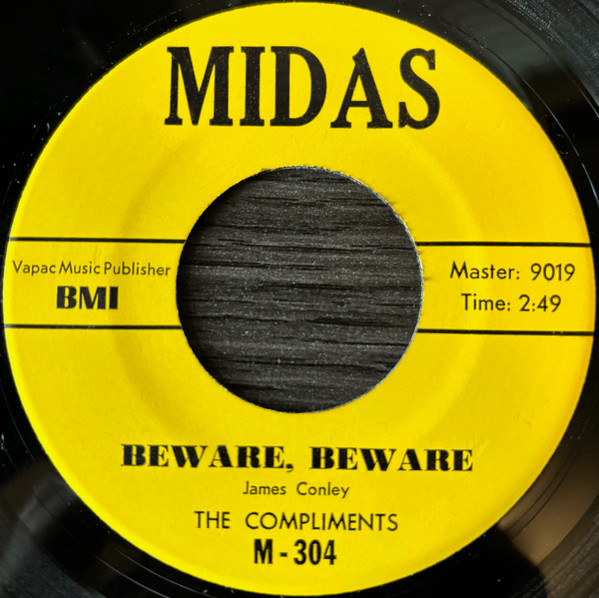 The Compliments - Borrow Til Morning | Midas Records (M-304) - 2