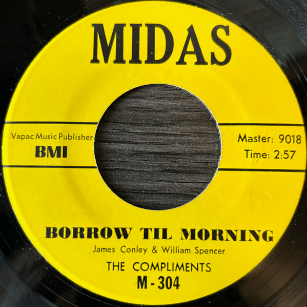The Compliments - Borrow Til Morning | Midas Records (M-304) - main