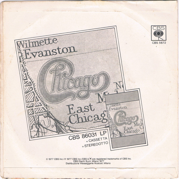 Chicago - Baby, What A Big Surprise | CBS (CBS 5672) - 2