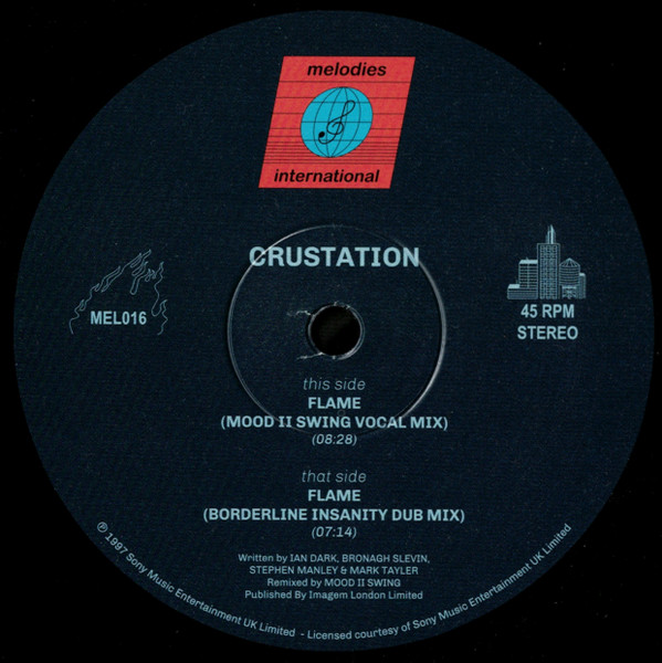 Crustation - Flame | Melodies International (MEL016) - main