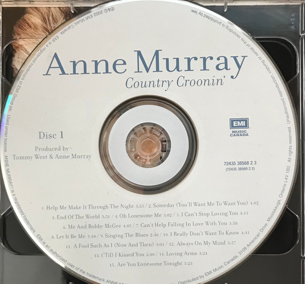 Anne Murray - Country Croonin' | EMI Music Canada (72435 38568 2 3) - 4