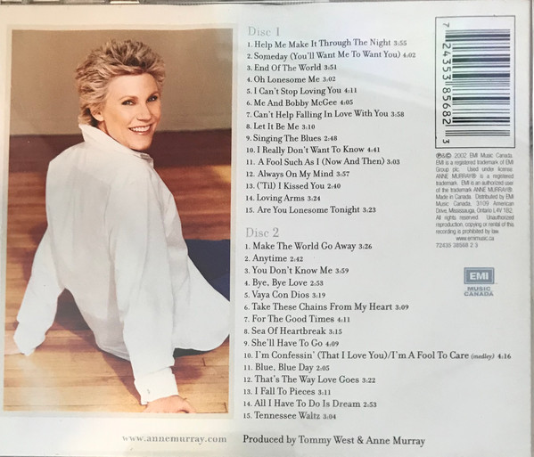 Anne Murray - Country Croonin' | EMI Music Canada (72435 38568 2 3) - 3