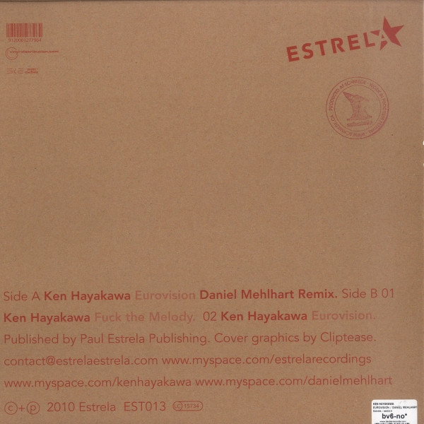 Ken Hayakawa - Screw The Melody EP | Estrela (EST013) - 2