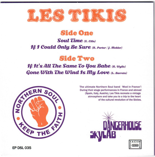Les Tikis - Soul Time | Dangerhouse Skylab (DSL 035) - 2 Les Tikis - Soul Time | Dangerhouse Skylab (DSL 035) - 2