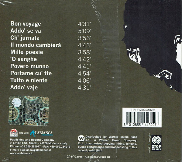 James' Napoli Centrale , Napoli Centrale - 'O Sanghe | River Nile Records (RNR 128554132-2) - 2 James' Napoli Centrale , Napoli Centrale - 'O Sanghe | River Nile Records (RNR 128554132-2) - 2