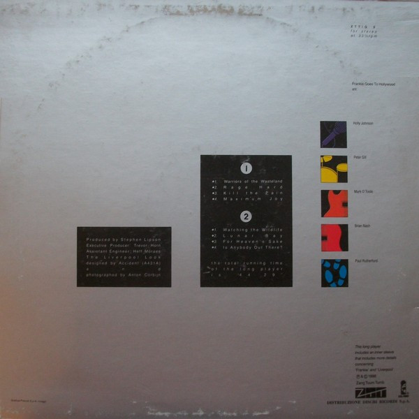 Frankie Goes To Hollywood - Liverpool | ZTT (ZTT IQ 8) - 2