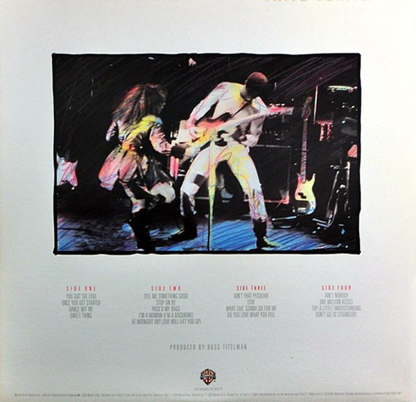 Rufus & Chaka Khan - Live - Stompin' At The Savoy | Warner Bros. Records (9 23679-1) - 2