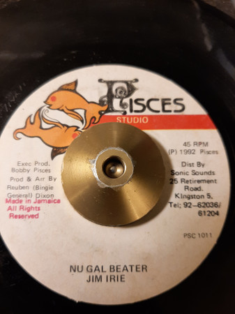 Jim Irie - Nu Gal Beater | Pisces Studio (PSC 1011) - 2