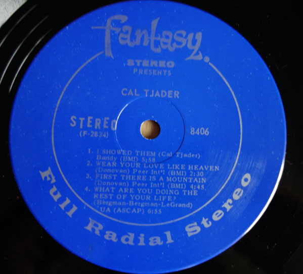 Cal Tjader - Tjader | Fantasy (8406) - 4