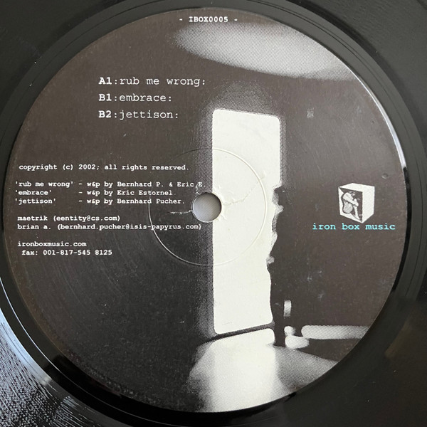 Jell Cell - Rub Me Wrong | Iron Box Music (IBOX005) - 2