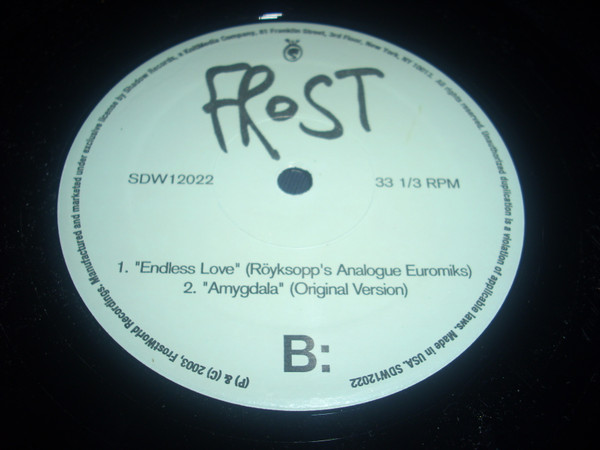 Frost - Amygdala | Shadow Records (SDW12022) - 2 Frost - Amygdala | Shadow Records (SDW12022) - 2