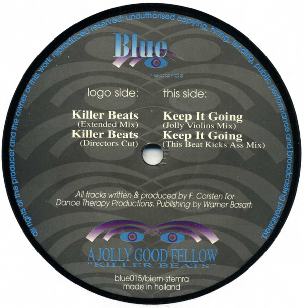 A Jolly Good Fellow - Killer Beats | Blue Records (blue015) - 4