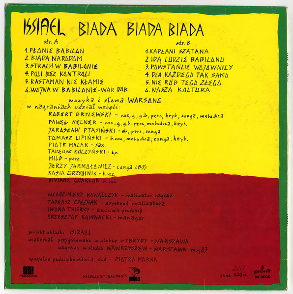 Izrael - Biada Biada Biada | Pronit (M-0006) - 2 Izrael - Biada Biada Biada | Pronit (M-0006) - 2