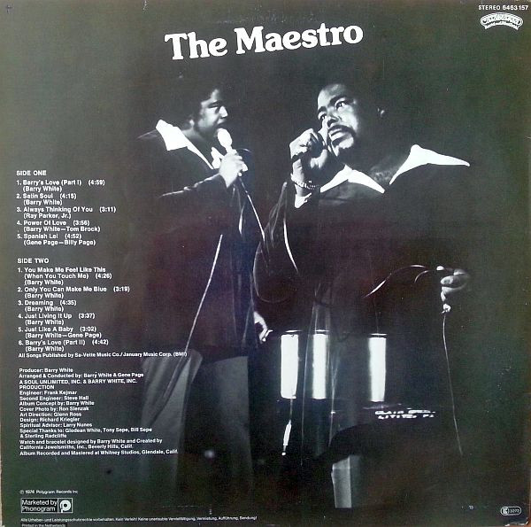 Love Unlimited Orchestra - White Gold | Casablanca (6463 157) - 2 Love Unlimited Orchestra - White Gold | Casablanca (6463 157) - 2