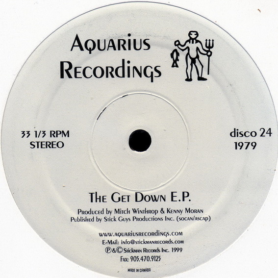 Mitch Winthrop & Kenny Moran - The Get Down E.P. | Aquarius Recordings (disco 24)