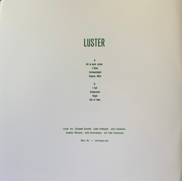 Luster - Luster | Morc Records (Morc 85) - 2 Luster - Luster | Morc Records (Morc 85) - 2