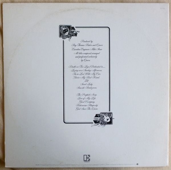 Queen - A Night At The Opera | Elektra (7E-1053) - 2