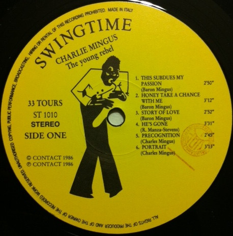 Charles Mingus - The Young Rebel | Swingtime (ST 1010) - 3