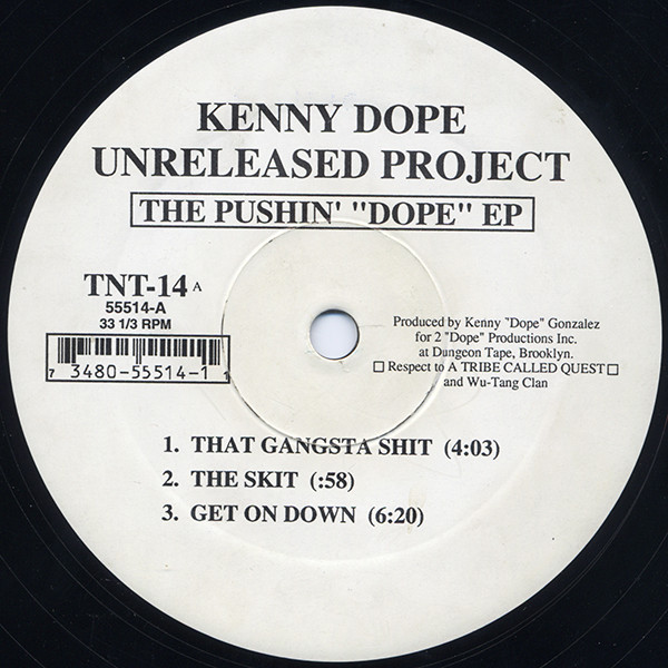 Kenny Dope Unreleased Project - The Pushin' "Dope" EP | TNT Records (TNT-14) - 2 Kenny Dope Unreleased Project - The Pushin' "Dope" EP | TNT Records (TNT-14) - 2