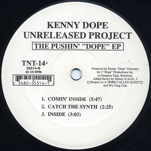 Kenny Dope Unreleased Project - The Pushin' "Dope" EP | TNT Records (TNT-14) - 3 Kenny Dope Unreleased Project - The Pushin' "Dope" EP | TNT Records (TNT-14) - 3