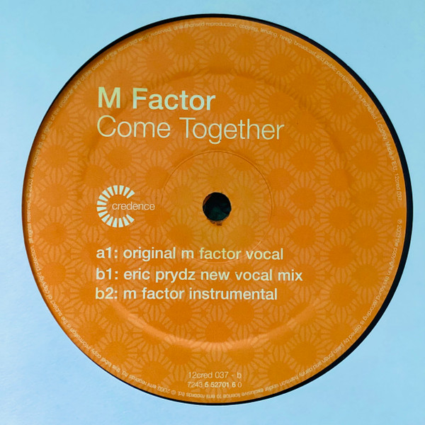 M Factor - Come Together | Credence (12cred 037) - 2
