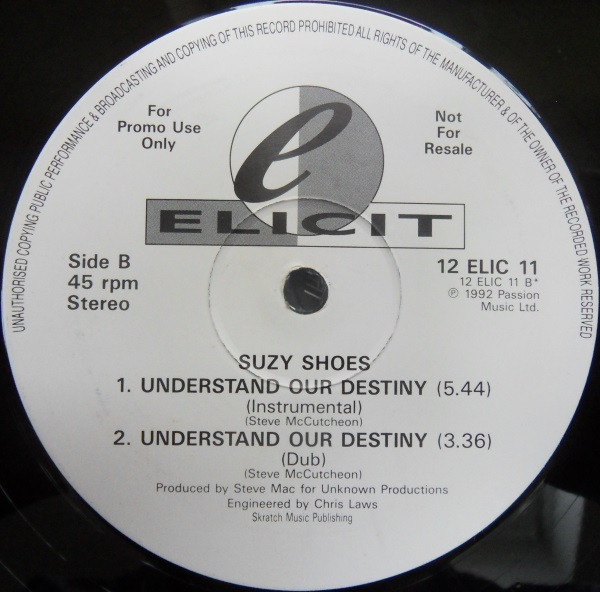 Suzy Shoes - Understand Our Destiny | Elicit (12 ELIC 11) - 2