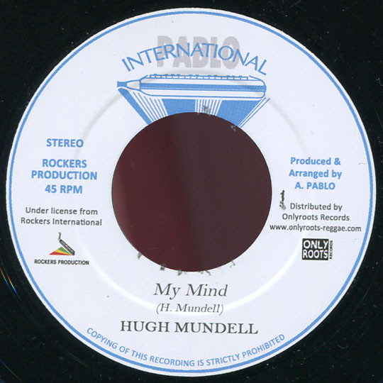 Hugh Mundell - My Mind | Onlyroots Records (none)