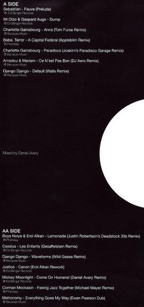 Daniel Avery - Mixed By Daniel Avery | Because Music (BEC0510) - 3
