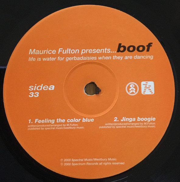 Maurice Fulton Presents Boof - Life Is Water For Gerbadaisies When They Are Dancing | Spectrum Records (RAJLP 001) - 4 Maurice Fulton Presents Boof - Life Is Water For Gerbadaisies When They Are Dancing | Spectrum Records (RAJLP 001) - 4