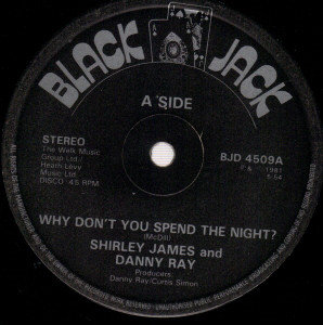 Shirley James And Danny Ray - Why Don't You Spend The Night? | Black Jack (BJD 4509)
