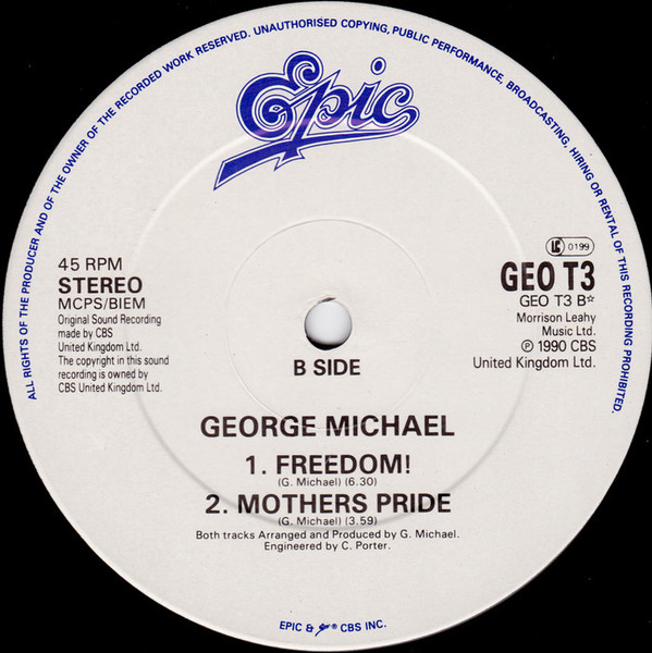 George Michael - Freedom! | Epic (GEO T3) - 4