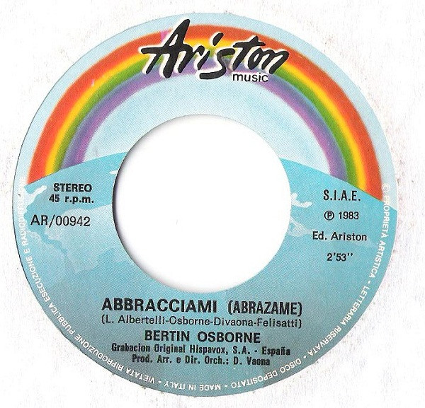 Bertín Osborne - Eterna Malattia | Ariston Music (AR/00942) - 4