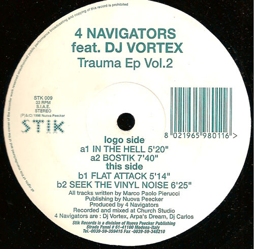 4 Navigators Feat. DJ Vortex - Trauma EP Vol. 2 | Stik Records (STK 009)
