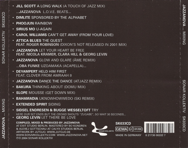 Jazzanova - ...Mixing | Sonar Kollektiv (SK033CD) - 3 Jazzanova - ...Mixing | Sonar Kollektiv (SK033CD) - 3