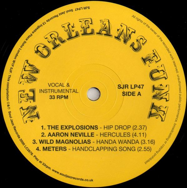 Various - New Orleans Funk (New Orleans: The Original Sound Of Funk 1960-75) | Soul Jazz Records (SJR LP47) - 3
