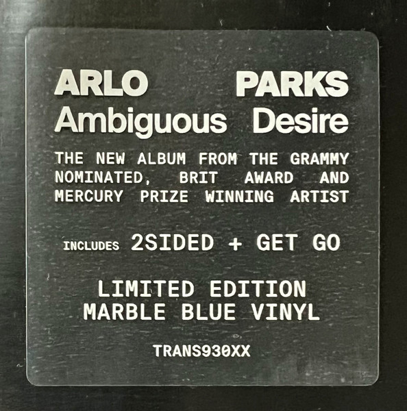 Arlo Parks - Ambiguous Desire | Transgressive Records (TRANS930XX) - 2