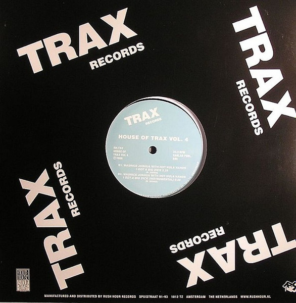 Blackman / Maurice Joshua With Hula - House Of Trax Vol. 4 | Rush Hour (RH-TX 4) - 2