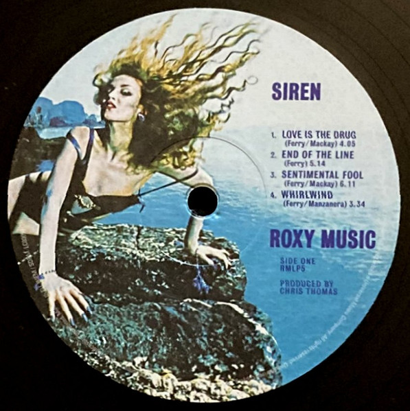 Roxy Music - Siren | Virgin (RMLP5) - 3