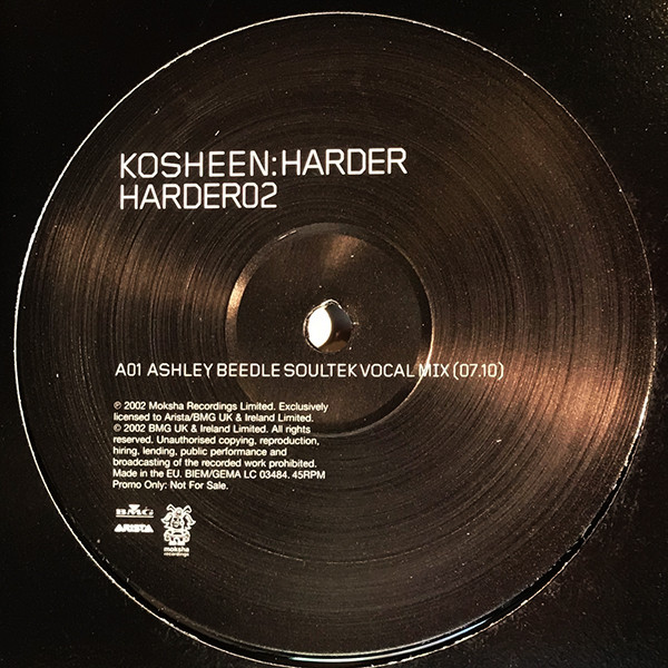 Kosheen - Harder | Moksha Recordings (HARDER02)