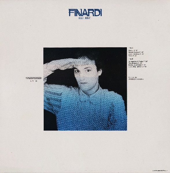 Eugenio Finardi - Dal Blu | Fonit Cetra (LPX 116)