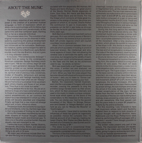 Don Sebesky - Three Works For Jazz Soloists & Symphony Orchestra | Gryphon (G-2-791) Don Sebesky - Three Works For Jazz Soloists & Symphony Orchestra | Gryphon (G-2-791)